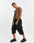 Men’s Coated Trimmed Capri Shorts