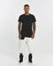 Asymmetric Overlock Seam Longline Men’s T-Shirt