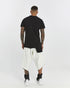 Asymmetric Overlock Seam Longline Men’s T-Shirt