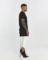 Asymmetric Overlock Seam Longline Men’s T-Shirt