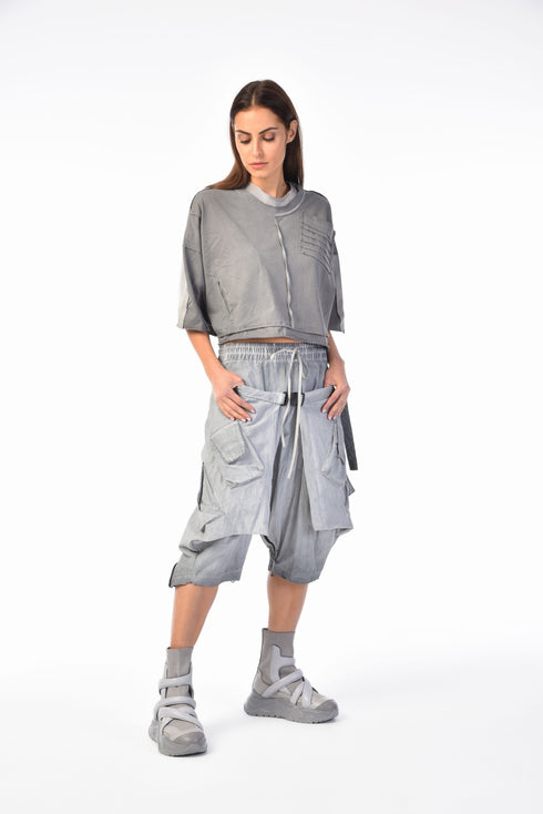 Multiple Pockets Capri