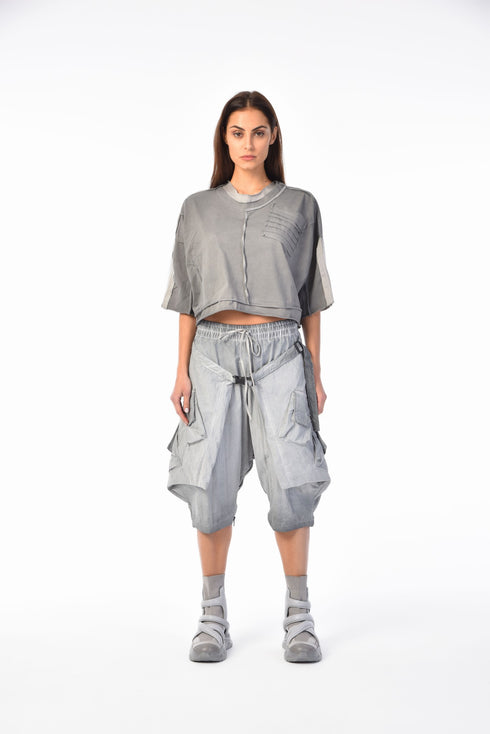 Multiple Pockets Capri