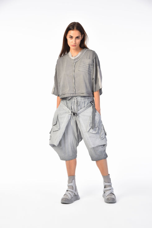 Multiple Pockets Capri