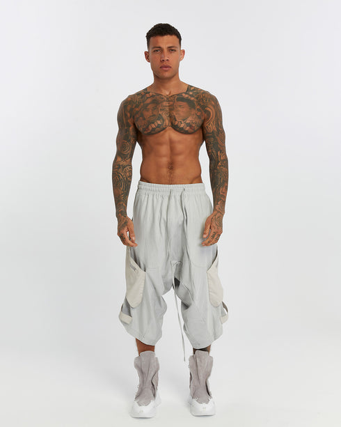 Men’s Capri Pants with Side Stripes