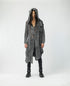 Handmade Stone-Washed Hooded Knit Coat