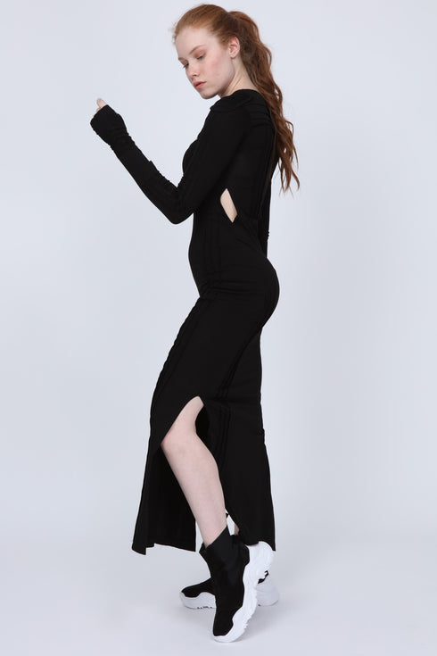 Ribbed Long Dress
