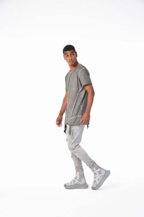 Men's Shalwars with Pleated Garnished Leg