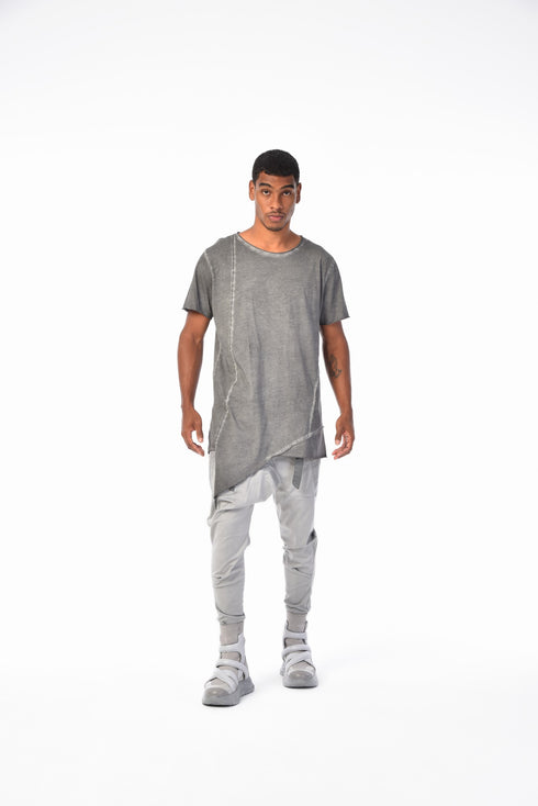 Men's Shalwars with Pleated Garnished Leg