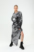 Hooded Asymmetric Dress
