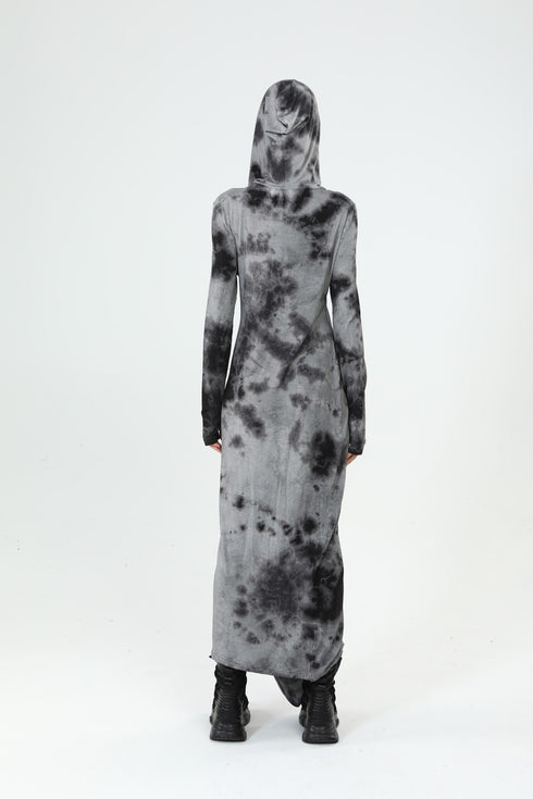 Hooded Asymmetric Dress