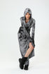 Hooded Asymmetric Dress