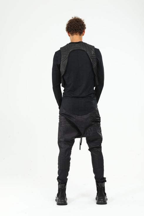 Embroidered Short Vest