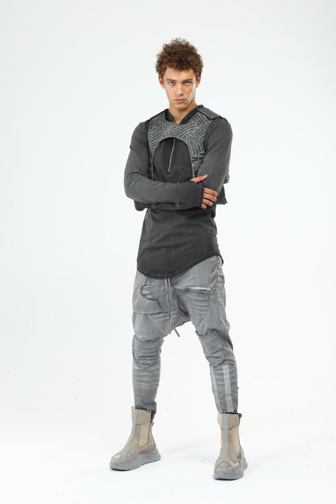 Embroidered Short Vest