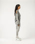 Asymmetrical Sweatshirt with Dirty Stitching