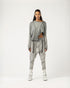Asymmetrical Sweatshirt with Dirty Stitching
