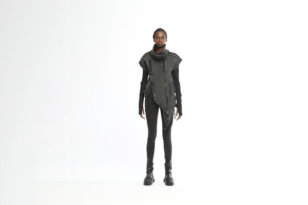 Long Front Women's Knitwear Vest