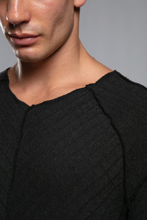 Sweatshirt With Slits On Both