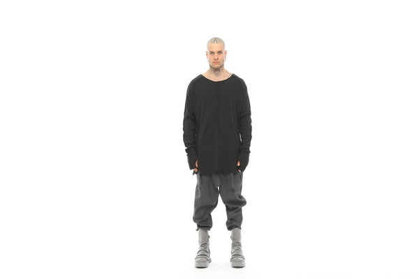 Sweatshirt With Slits On Both