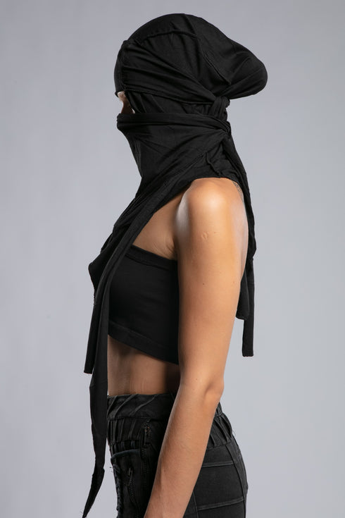 Masked Bonnet without Linen Unisex Hood