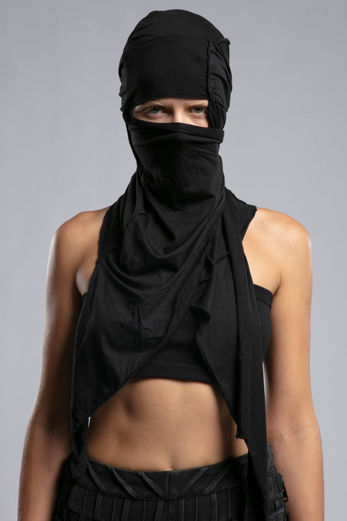 Masked Bonnet without Linen Unisex Hood