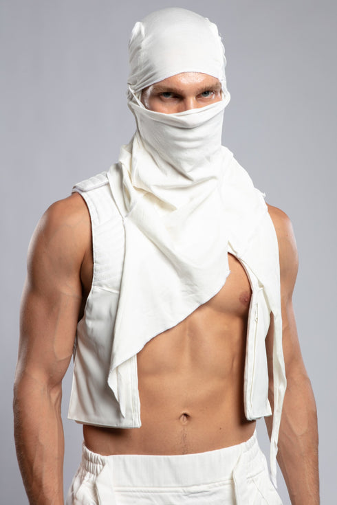 Masked Bonnet without Linen Unisex Hood