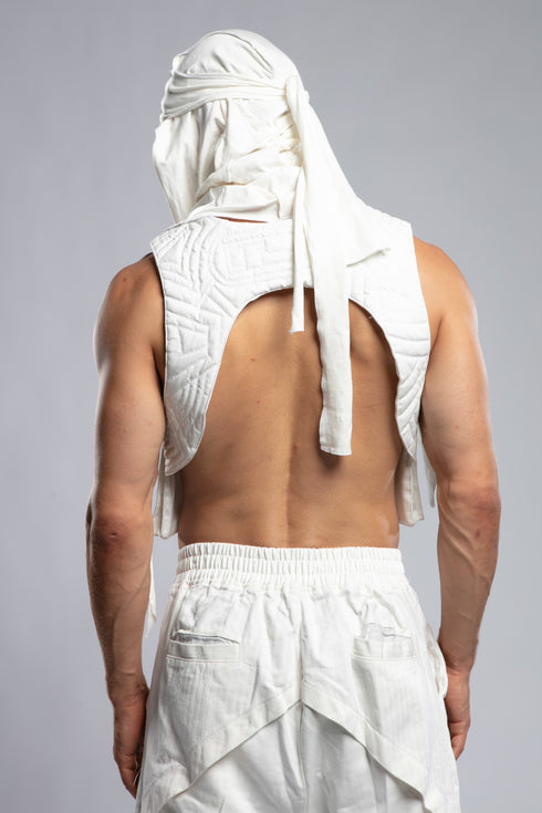 Masked Bonnet without Linen Unisex Hood