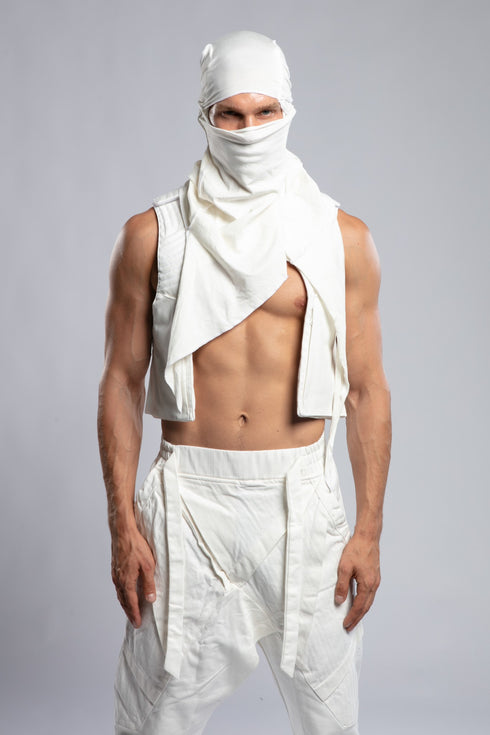 Masked Bonnet without Linen Unisex Hood