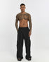Front Tie Wide Leg Men's Trousers