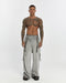 Front Tie Wide Leg Men's Trousers