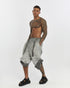 Front Tie Wide Leg Men's Trousers