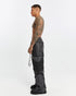 Garnished Wide Leg Men's Trousers
