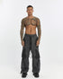 Garnished Wide Leg Men's Trousers