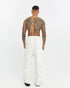 Garnished Wide Leg Men's Trousers