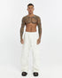Garnished Wide Leg Men's Trousers