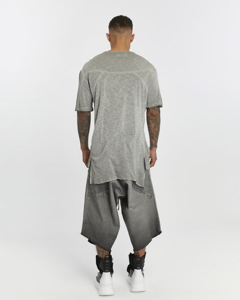 Dirty Stitched Men Capri