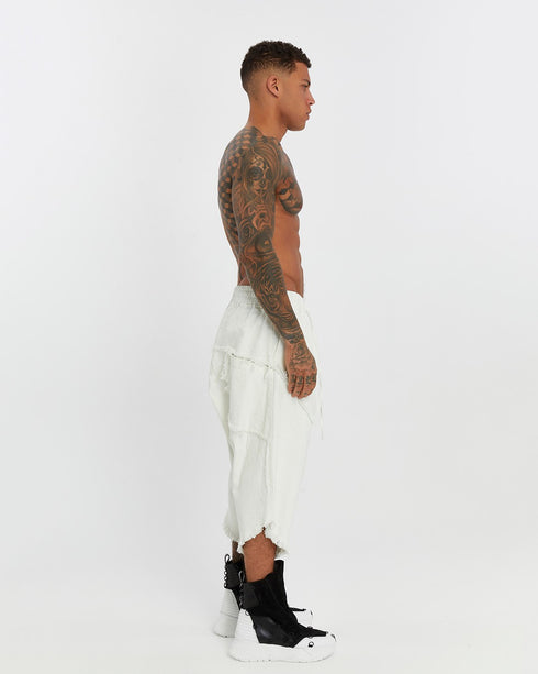 Dirty Stitched Men Capri