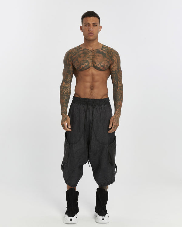 Men’s Capri Pants with Side Stripes