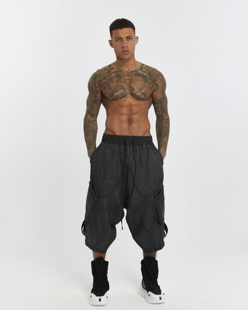 Men’s Capri Pants with Side Stripes