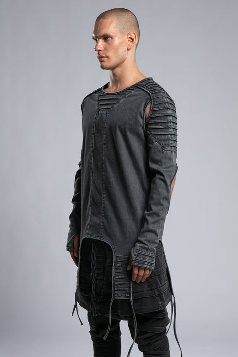Slit Sleeve Sweatshirt