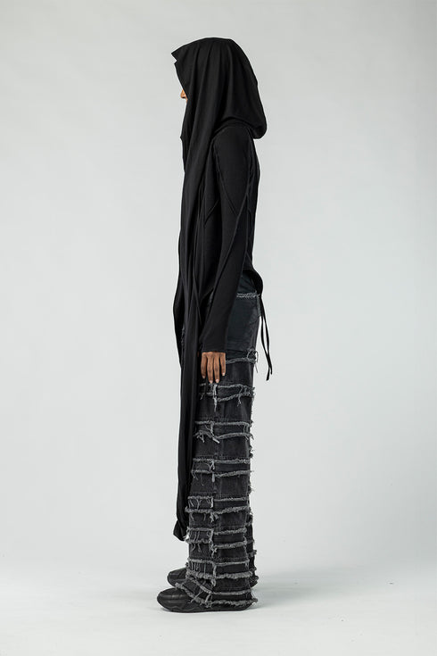 Women's Cardigan with Scarf Detail