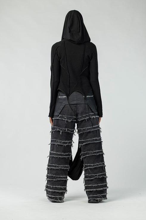 Women's Cardigan with Scarf Detail