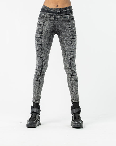 Women's Leggings with Pintuck Details