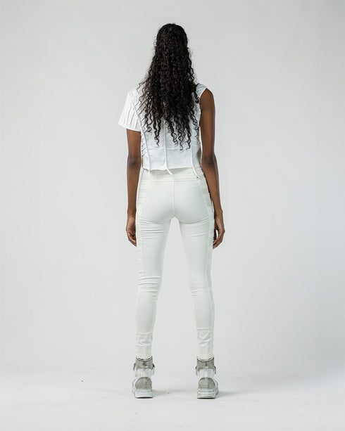 Women's Leggings with Pintuck Details