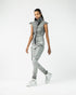 Sleeveless Women's Jumpsuit with Large Pockets