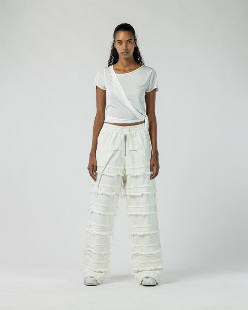 Women’s Multi-Panel Deconstructed Denim Pants