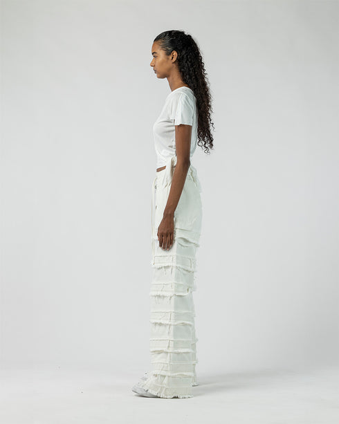 Women’s Multi-Panel Deconstructed Denim Pants