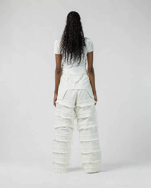 Women’s Multi-Panel Deconstructed Denim Pants