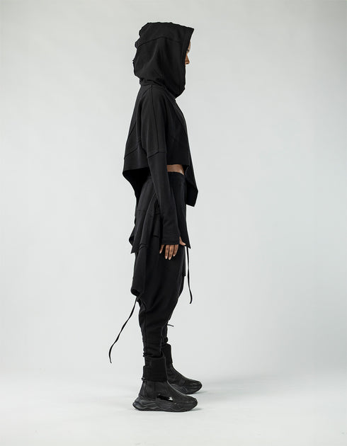 Women's Cold Shoulder Hoodie Sweatshirt