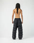 Men’s Wide-Leg Patchwork Denim Trousers