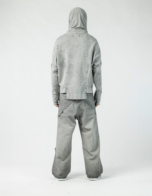 Men’s Multi-Panel Textured Cardigan